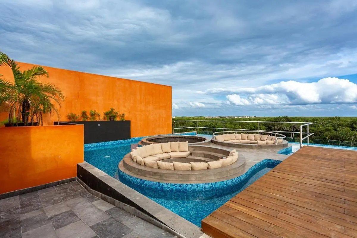 New Lux 3 Bed Gym & Pool At Tulum 101 Apartment Mexico