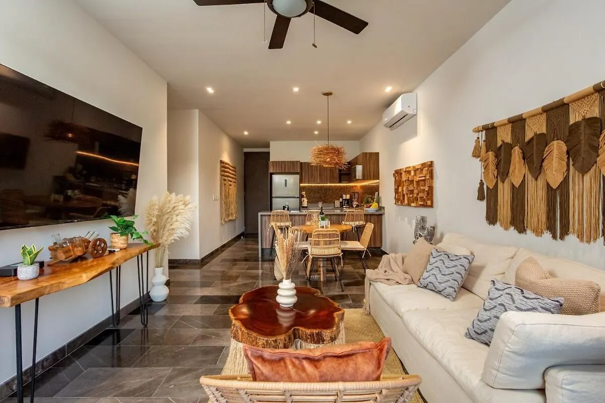 New Lux 3 Bed Gym & Pool At Tulum 101 Apartment 0*,  Mexico